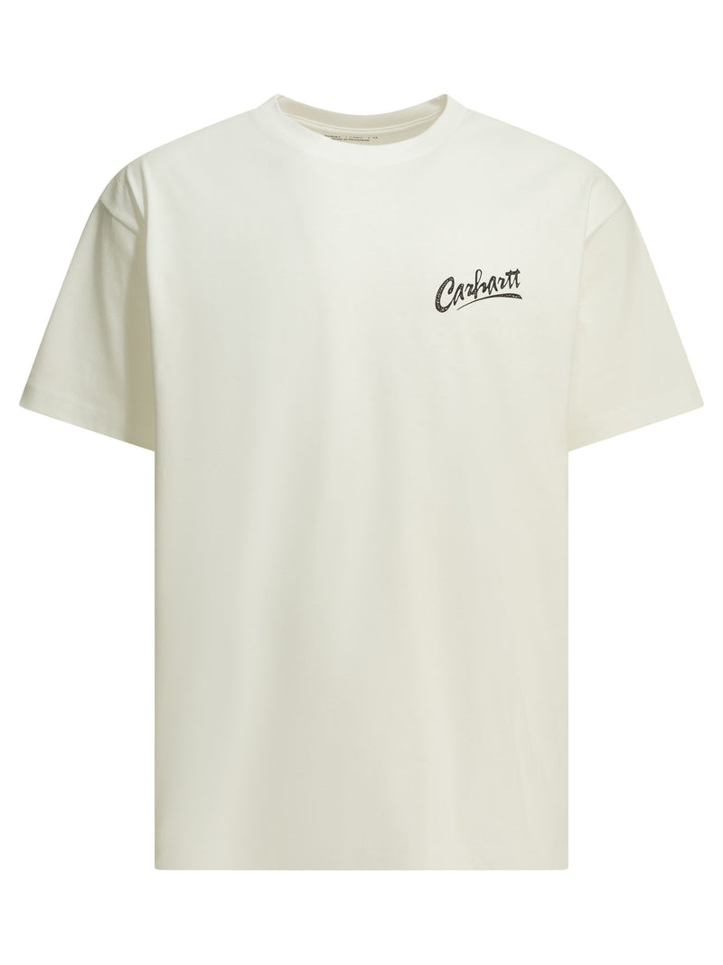 Carhartt WIP Carhartt WIP Pup Crewneck T-shirt White - World Class Fashion