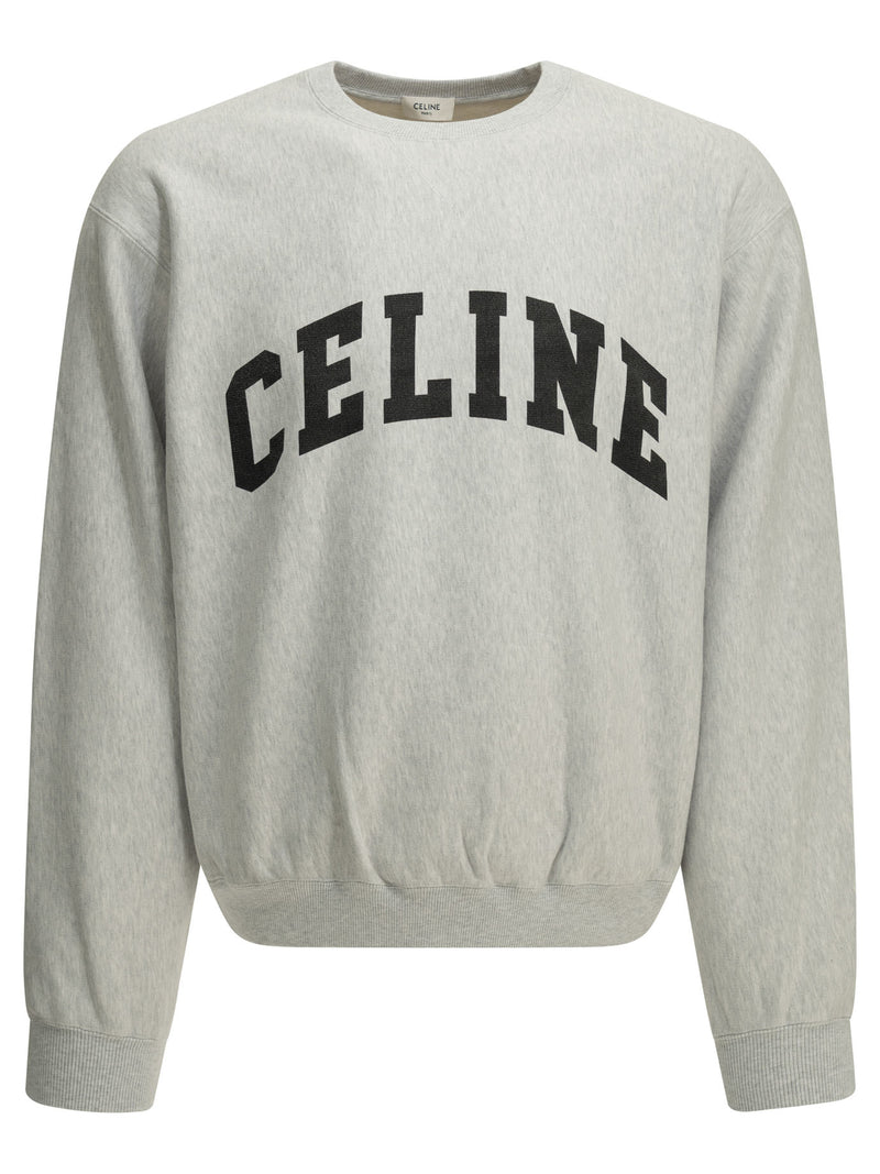 Celine Celine Men Cotton Sweatshirt Grey - World Class Fashion