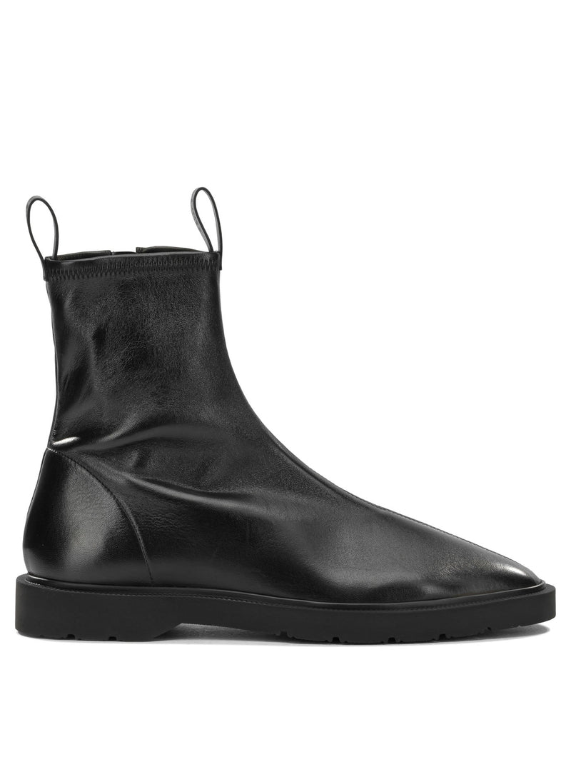Celine Celine Men Boots Black Lamb Leather - World Class Fashion