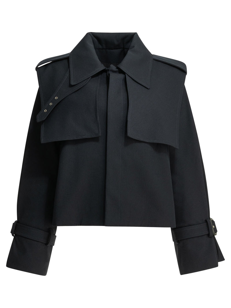 Celine Celine Wool Cotton Jacket Blue Women - World Class Fashion