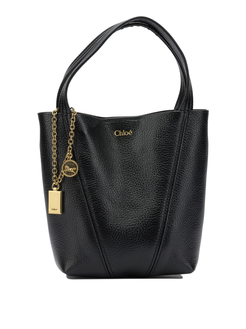 Chloe Chloé Spin Small Handbag Black - World Class Fashion