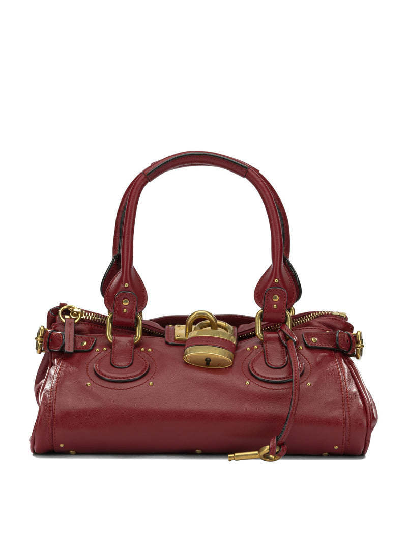Chloe Chloé Paddington Medium Handbag Red - World Class Fashion