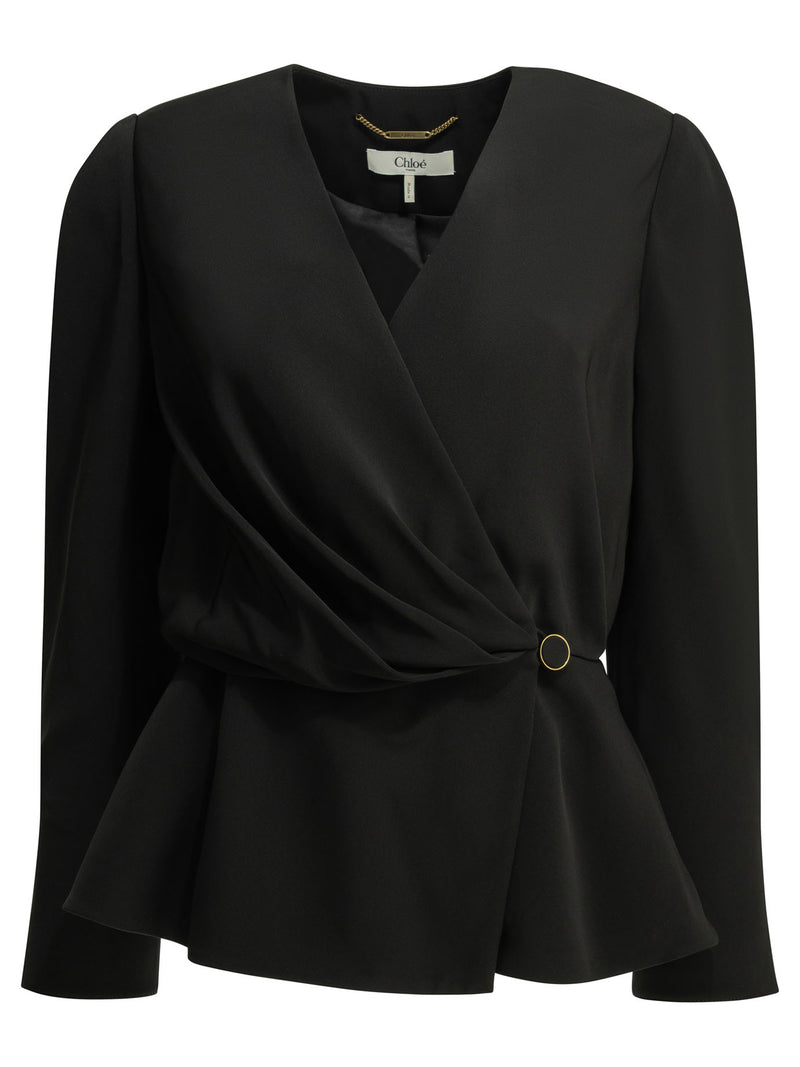 Chloe Chloé Casual Draped Top - World Class Fashion