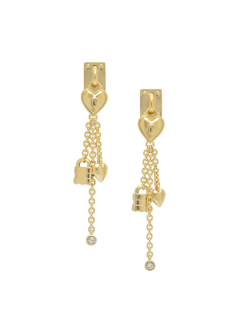Chloe Chloé Mini Paddington Earrings Gold - World Class Fashion