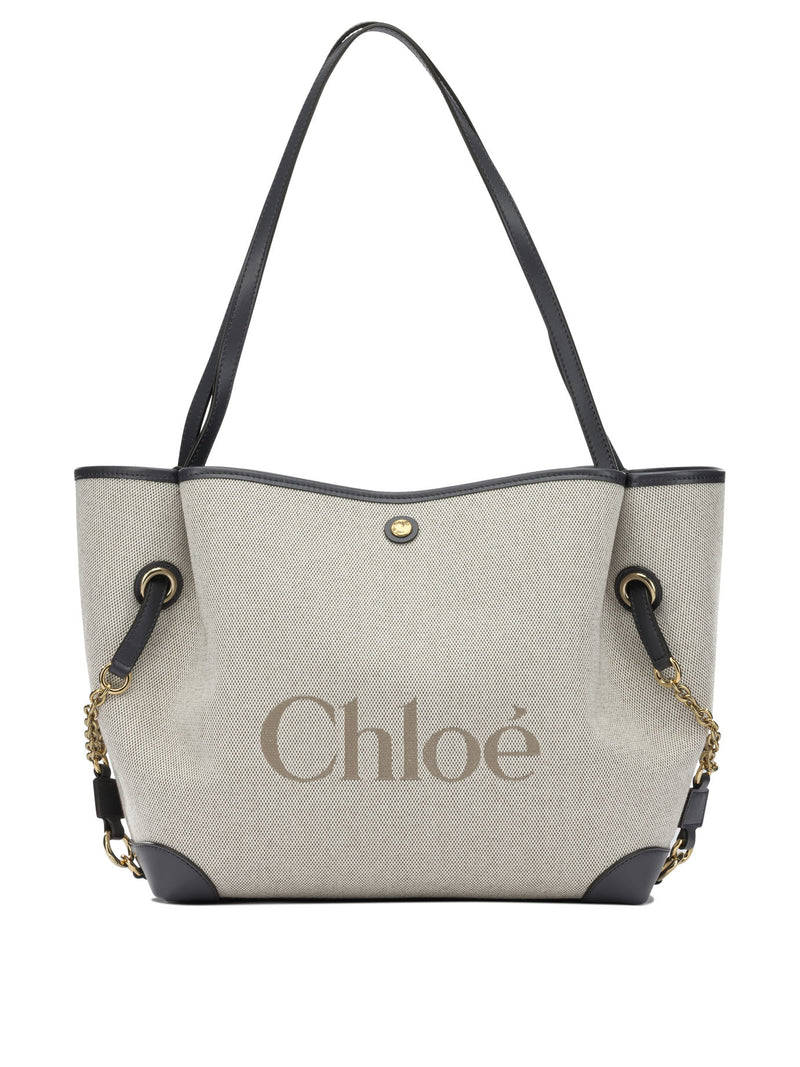 Chloe Bolso de hombro grande Chloé Clover azul - World Class Fashion