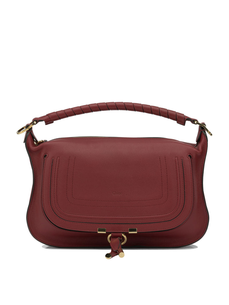 Chloe Chloé Medium Marcie Shoulder Bag Red - World Class Fashion