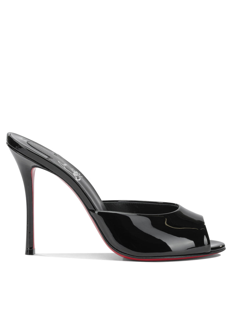 Christian Louboutin Zapatos de tacón negros Christian Louboutin Me Dolly 100 para mujer - World Class Fashion
