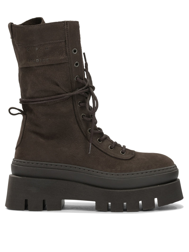 Copenhagen Copenhagen Women's Brown Leather Boots - World Class Fashion