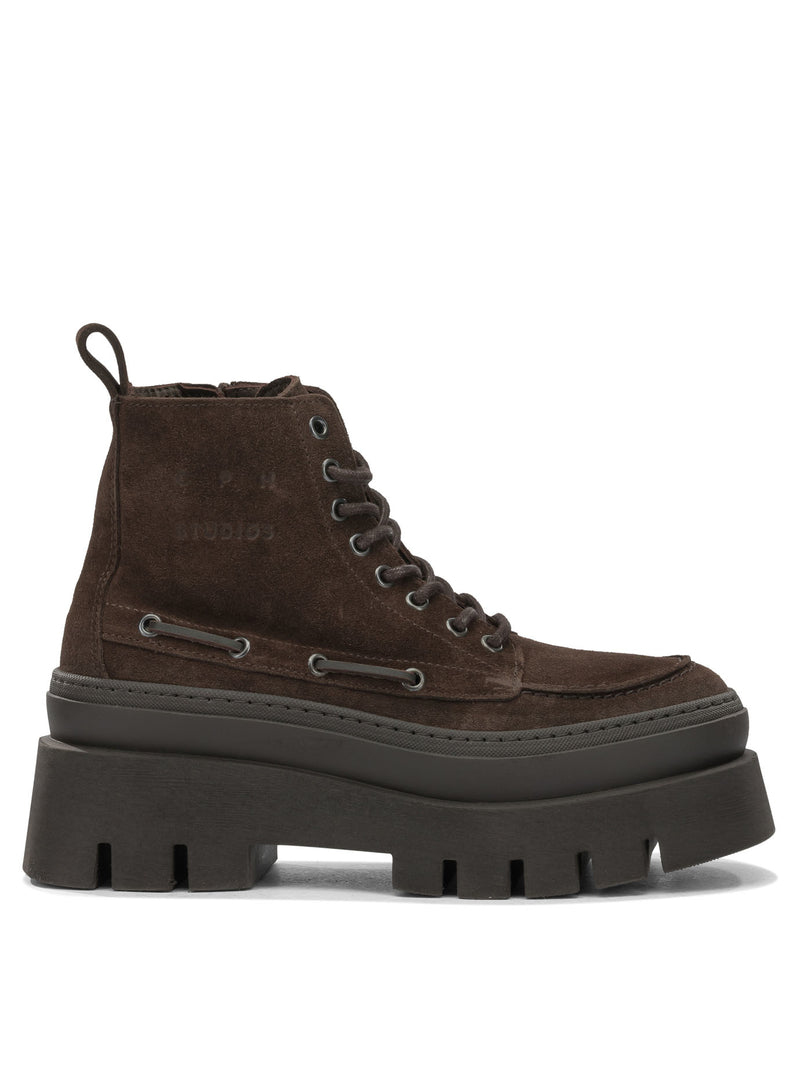 Copenhagen Copenhagen Women's Brown Leather Boots - World Class Fashion