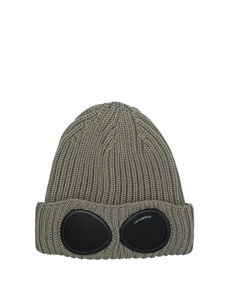 C.P. Company C.P. Company Goggle Beanie Grey - World Class Fashion