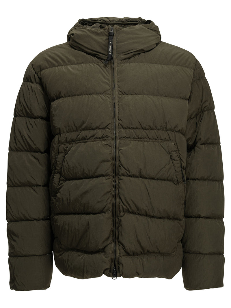 C.P. Company C.P. Company Chrome-R Goggle Down Jacket Green - World Class Fashion