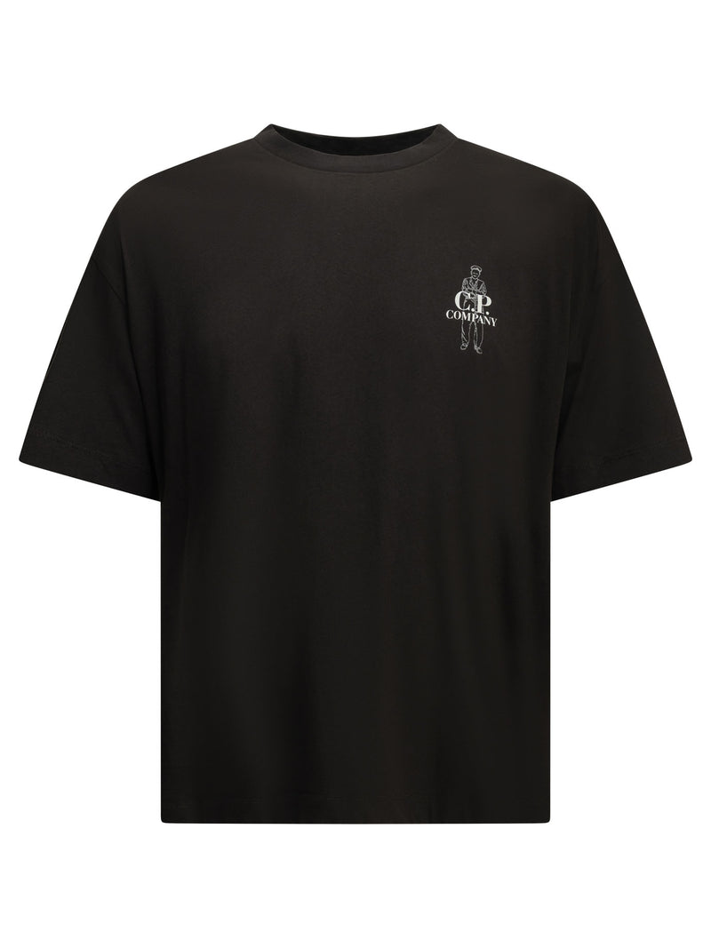 C.P. Company C.P. Company Crewneck T-shirt Black Men - World Class Fashion