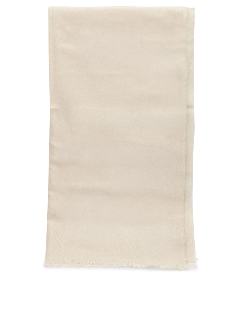 Destin Destin Wool Cashmere Silk Scarf Beige - World Class Fashion