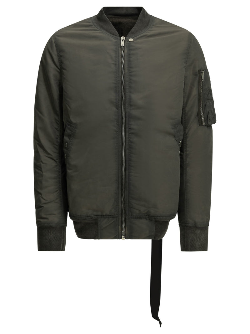 DRKSHDW DRKSHDW Classic Flight Bomber Jacket Grey - World Class Fashion