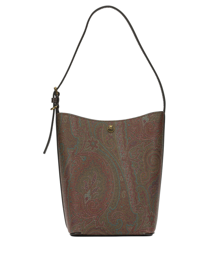 Etro Etro Essential Small Shoulder Bag Brown - World Class Fashion