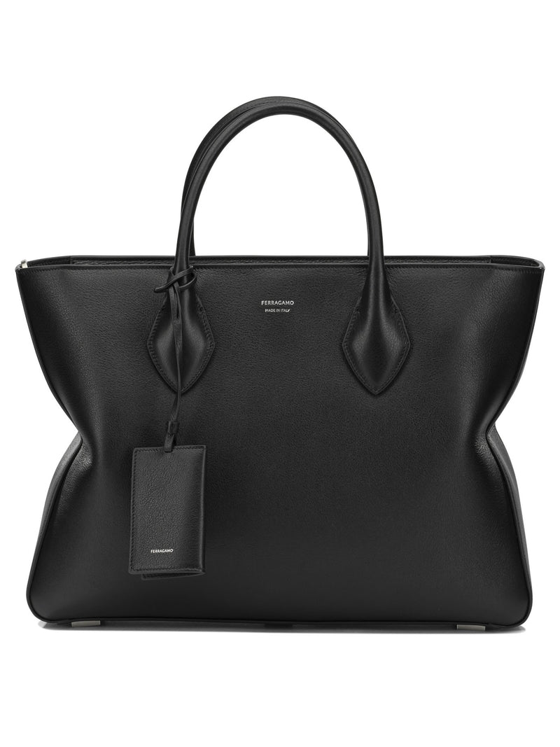 Ferragamo Ferragamo Large Star Handbag Black Men - World Class Fashion