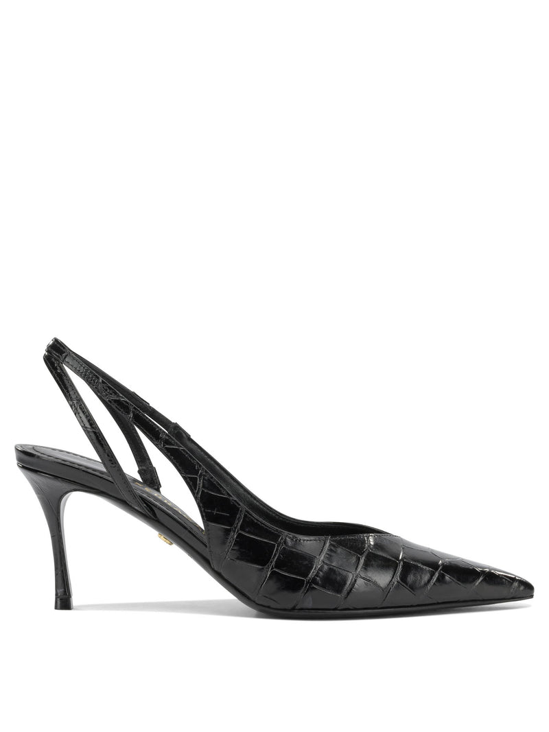 Ferragamo Ferragamo Dafne 70mm Slingback Black Women - World Class Fashion