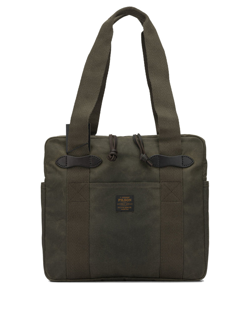 Filson Filson Tin Cloth Medium Shoulder Bag Green - World Class Fashion