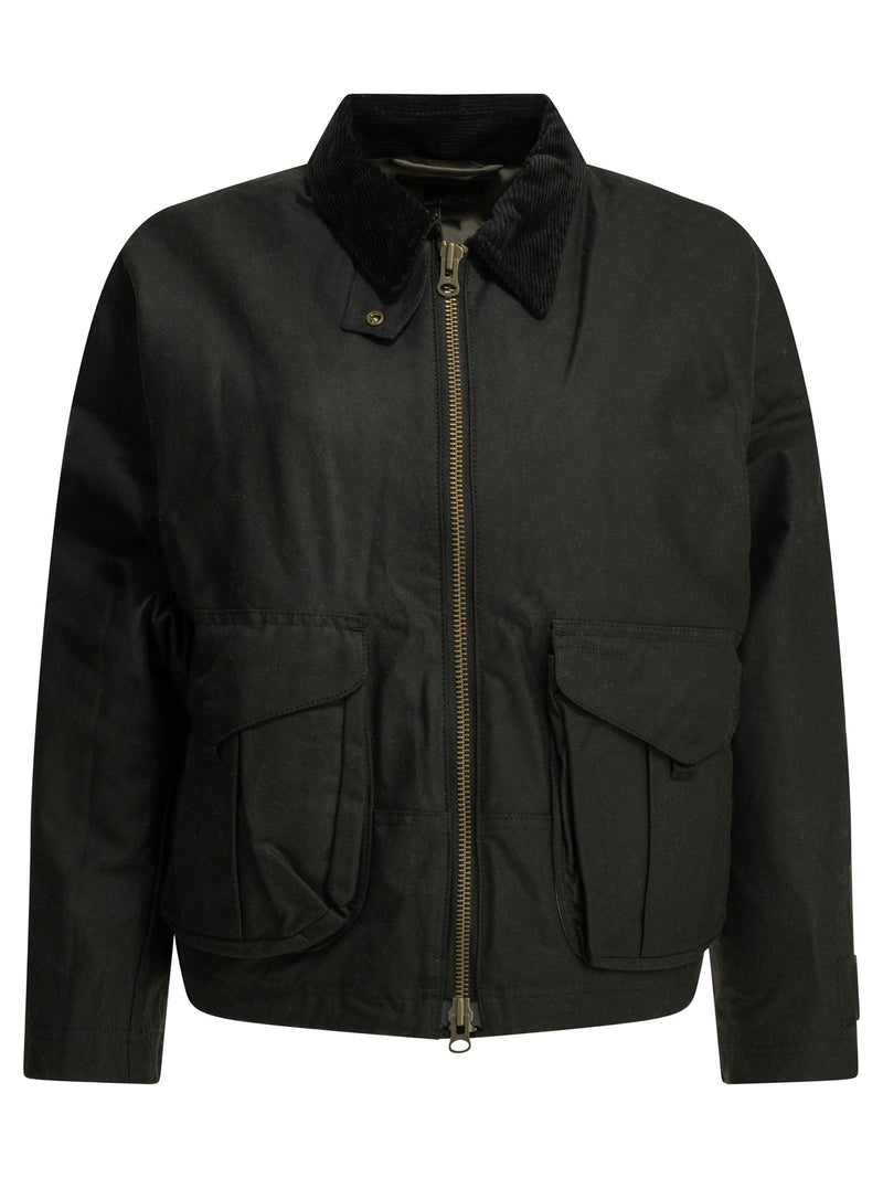 Filson Chaqueta ligera Filson Shelter para mujer, color negro - World Class Fashion