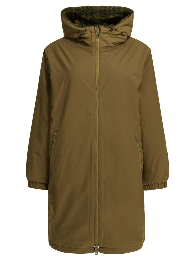 Filson Abrigo largo de forro polar de lana Filson color marrón - World Class Fashion
