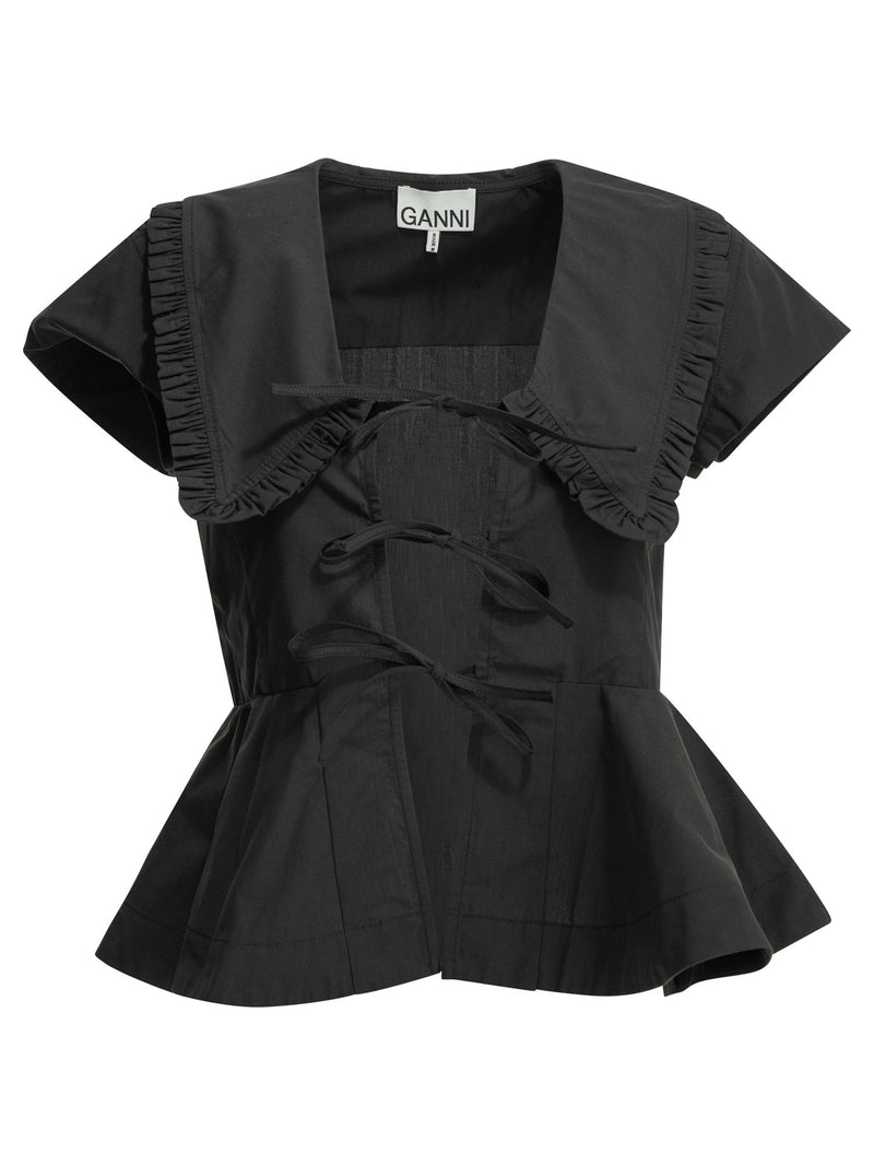 Ganni Ganni Cotton Blouse - World Class Fashion