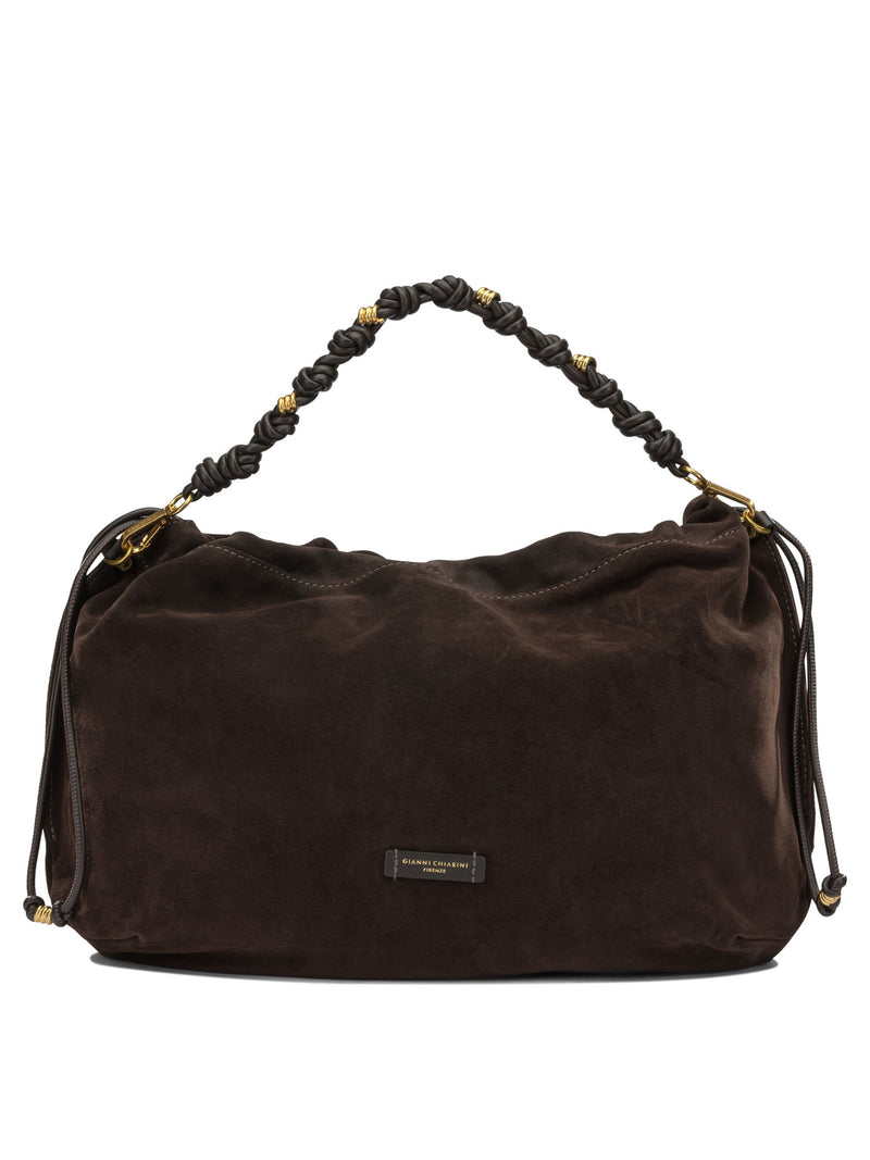Gianni Chiarini Gianni Chiarini BS12260CM-PLMORGANA974 Moka Brown Shoulder Bag - World Class Fashion