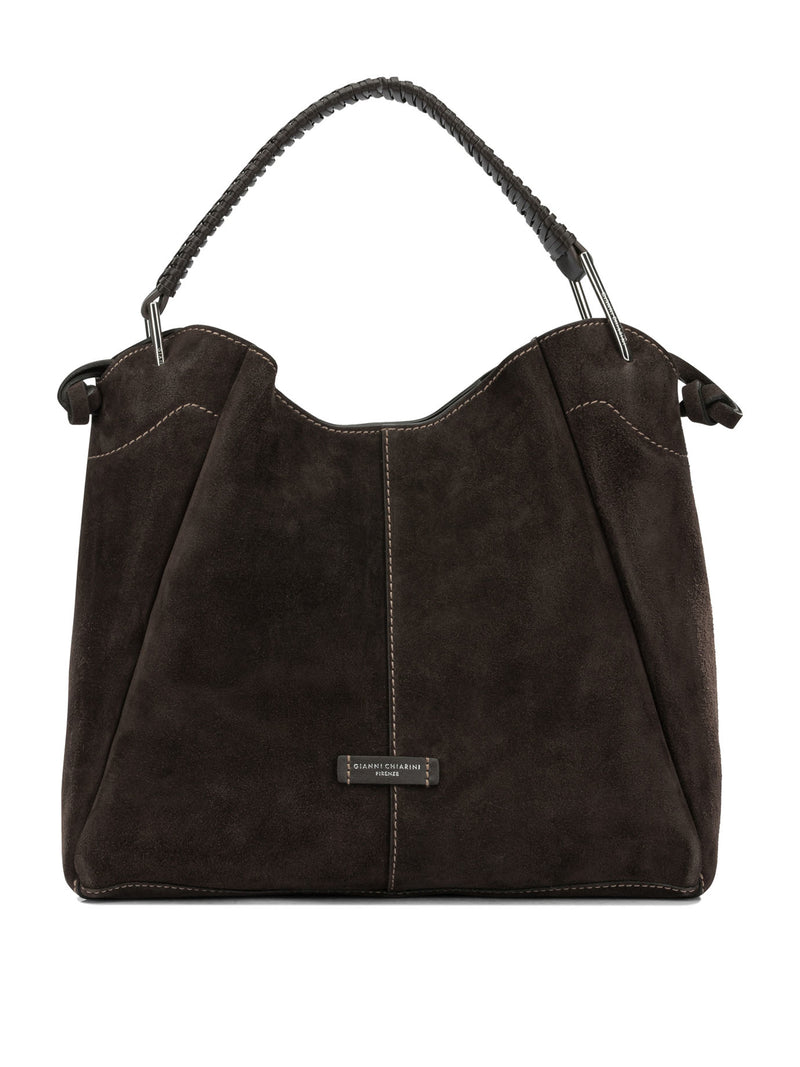 Gianni Chiarini Gianni Chiarini BS12570CM-PLERA974-MOKA Shoulder Bag Brown - World Class Fashion