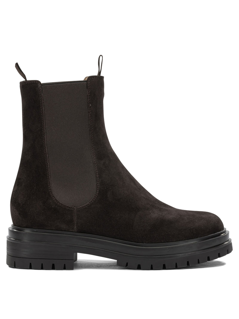 Gianvito Rossi Gianvito Rossi Chester Pull-on Ankle Boots Brown - World Class Fashion