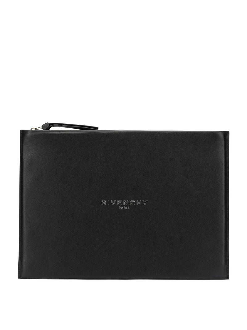 Givenchy Givenchy Antigonia Stamped Document Holder Black - World Class Fashion