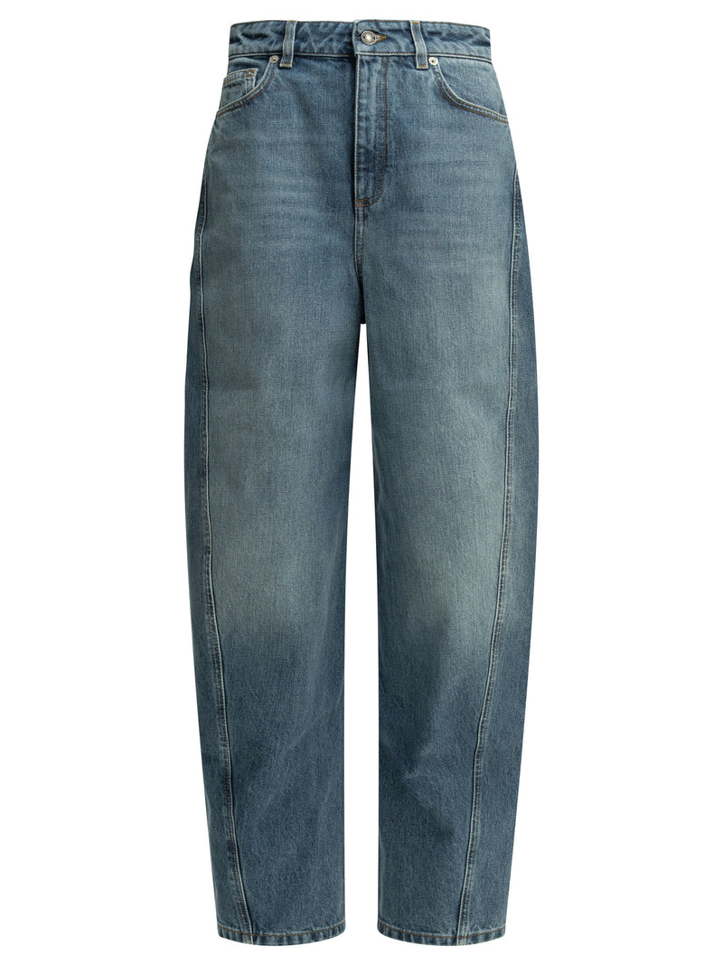 Givenchy Givenchy Cocoon Wide-leg Jeans Light Blue - World Class Fashion