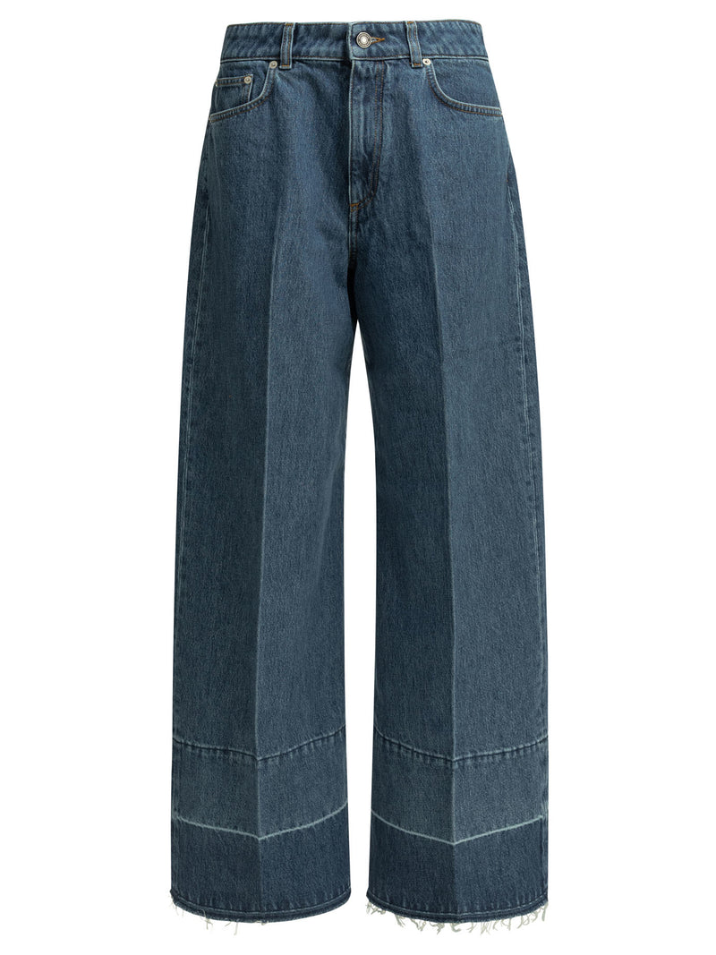 Givenchy Givenchy Wide Leg Jeans Blue Women - World Class Fashion