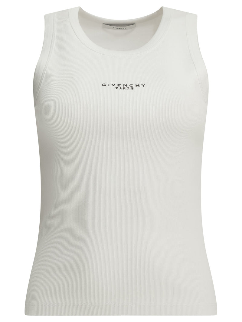 Givenchy Givenchy Logo Tank Top White Women - World Class Fashion