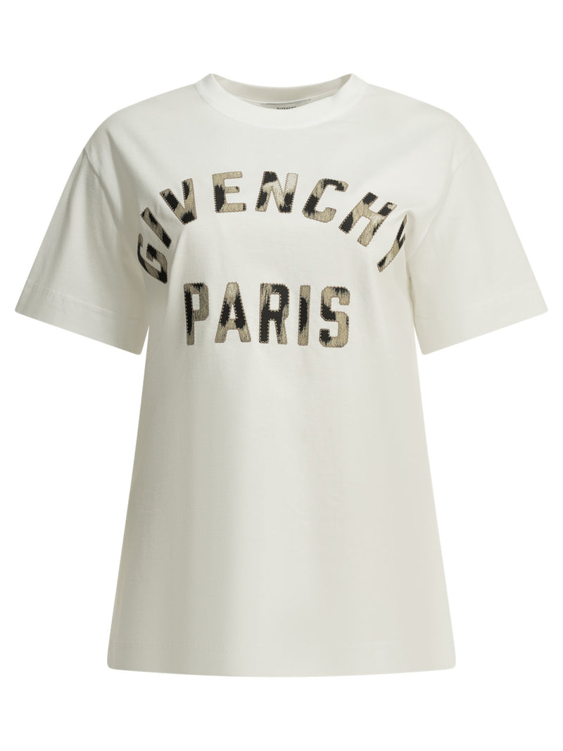Givenchy Givenchy Paris Crew-neck T-shirt White - World Class Fashion