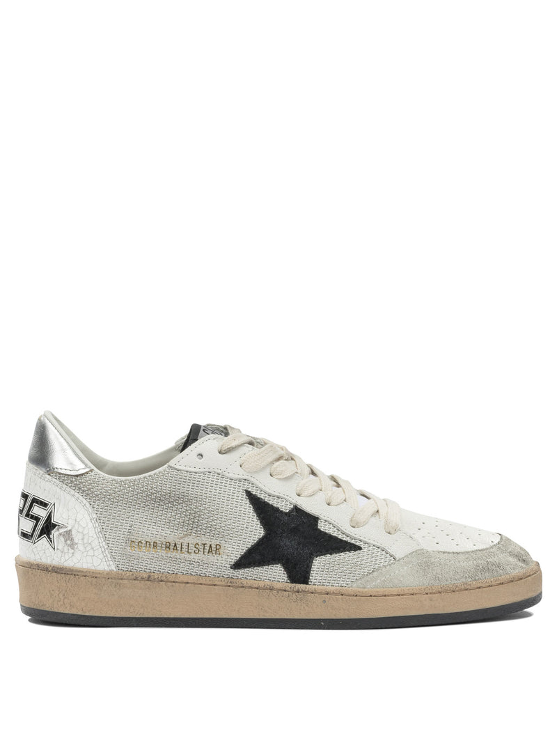 Golden Goose Golden Goose Ball Star Low Sneakers Silver Men - World Class Fashion