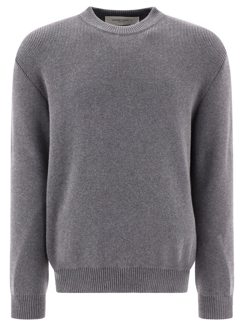 Golden Goose Golden Goose Crew-neck Sweater Grey Men - World Class Fashion