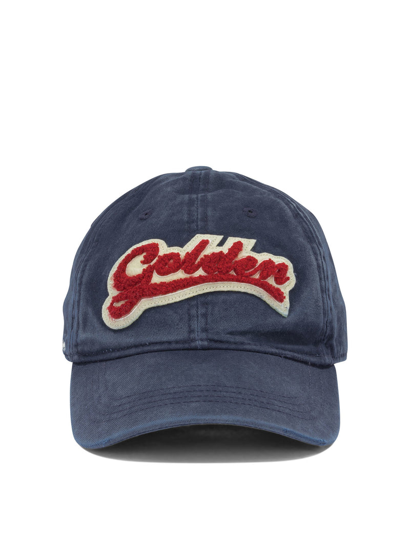 Golden Goose Golden Goose Golden Baseball Cap Blue - World Class Fashion