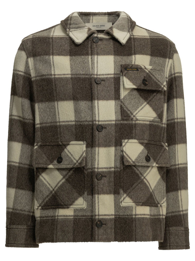 Golden Goose Golden Goose Roann Overshirt Jacket Brown - World Class Fashion