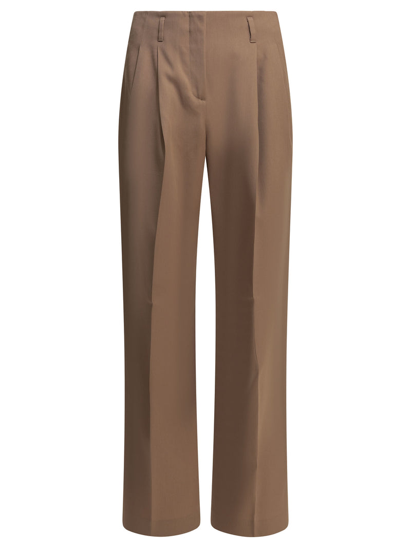 Golden Goose Golden Goose Virgin Wool Tailored Pants Pink Women - World Class Fashion