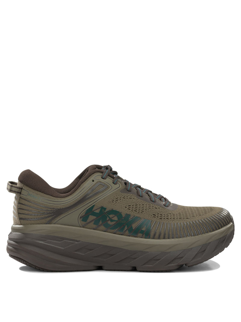 Hoka Hoka Bondi 7 Low-top Sneakers Brown Men - World Class Fashion