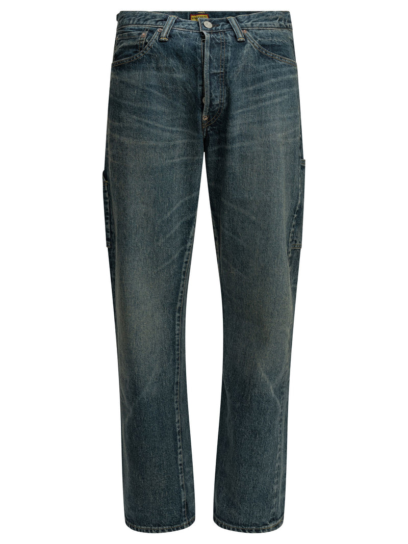 Human Made Human Made Future Straight-leg Jeans Blue - World Class Fashion