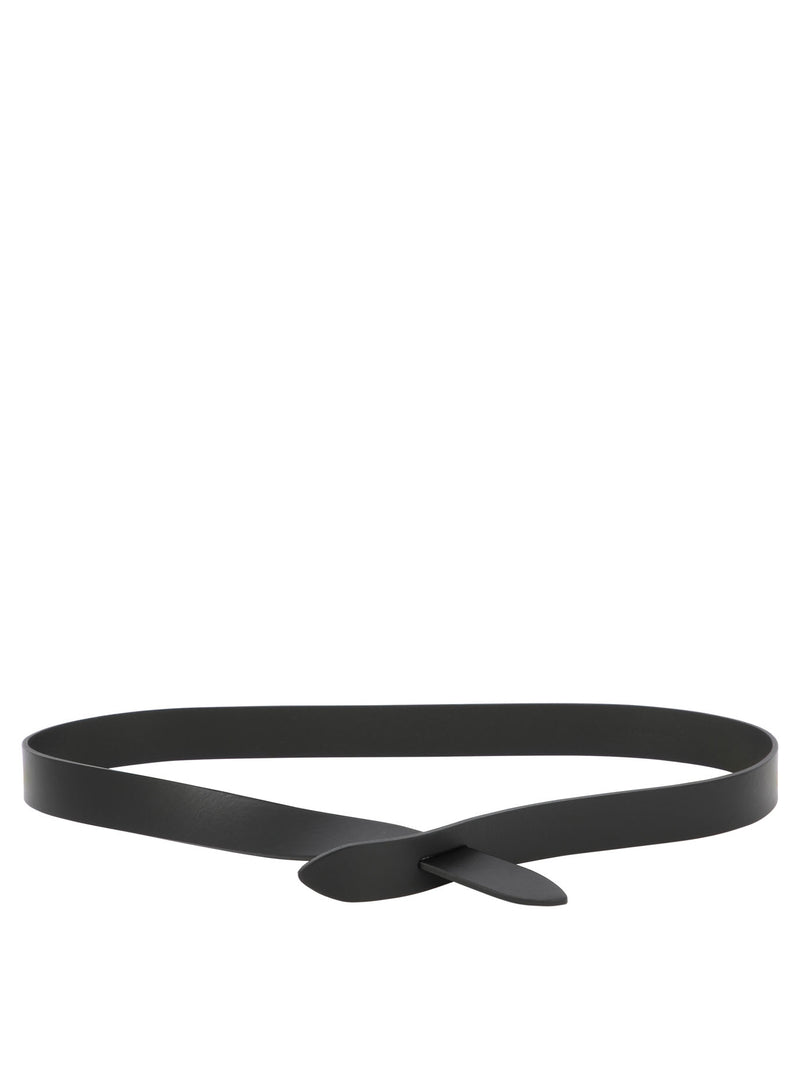 Isabel Marant Isabel Marant Lecce Leather Belt Black - World Class Fashion