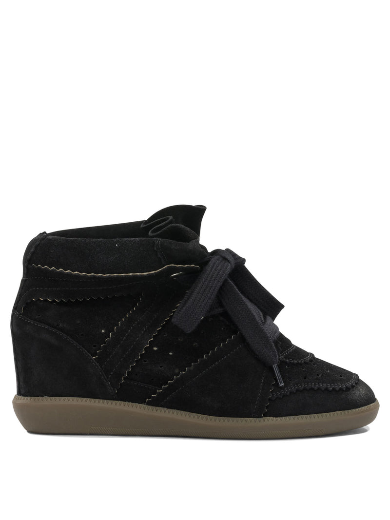 Isabel Marant Isabel Marant Bobby High Top Sneakers Black - World Class Fashion