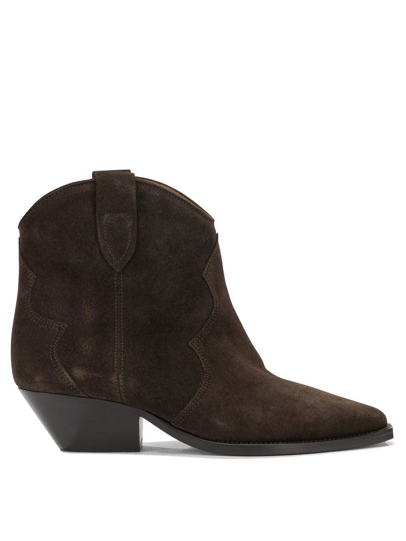 Isabel Marant Isabel Marant Dewina Cowboy Boots Brown - World Class Fashion