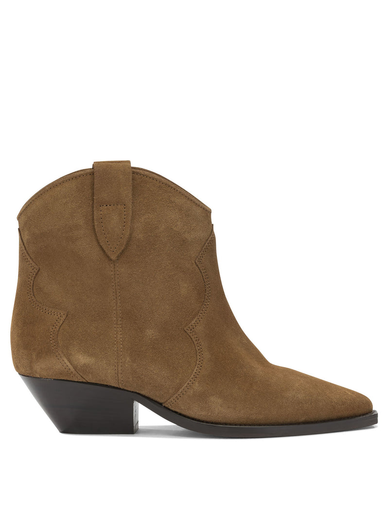Isabel Marant Isabel Marant Dewina Cowboy Boots Brown - World Class Fashion