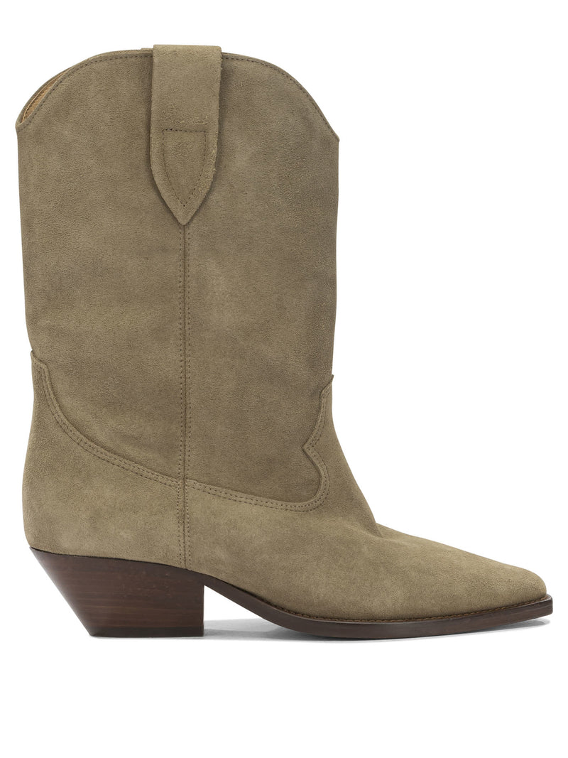 Isabel Marant Isabel Marant Duerto Cowboy Boots Beige - World Class Fashion