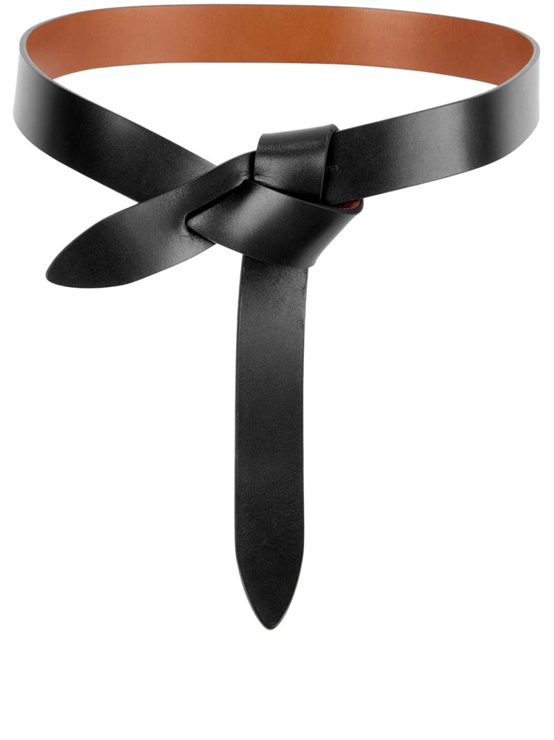 Isabel Marant Isabel Marant Lecce Leather Belt Black - World Class Fashion