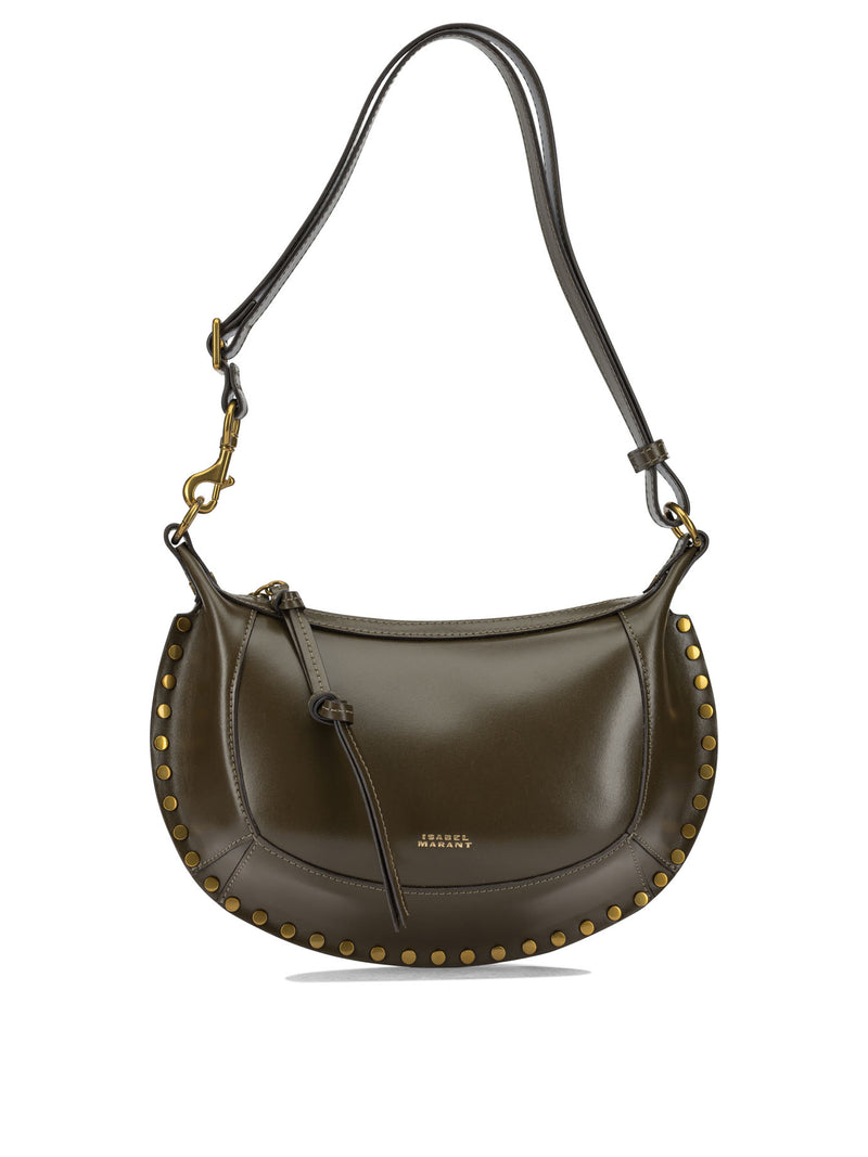 Isabel Marant Isabel Marant Oskan Moon Small Shoulder Bag Green - World Class Fashion