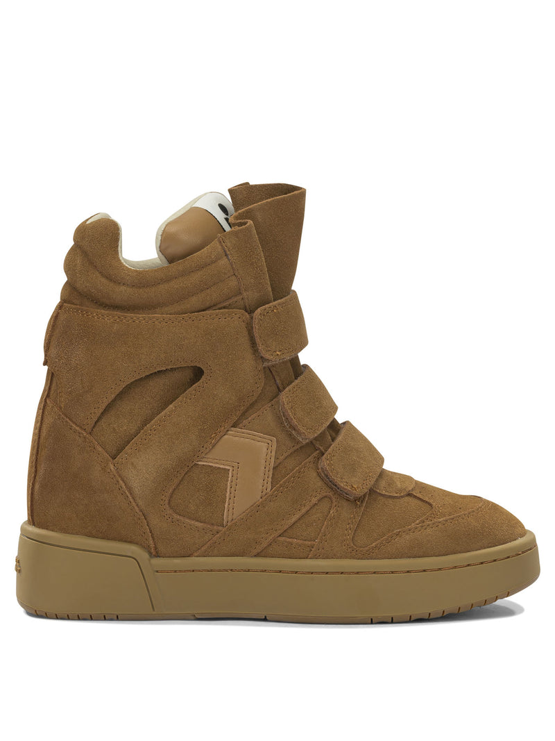 Isabel Marant Isabel Marant Im3 High Sneakers Brown Women - World Class Fashion