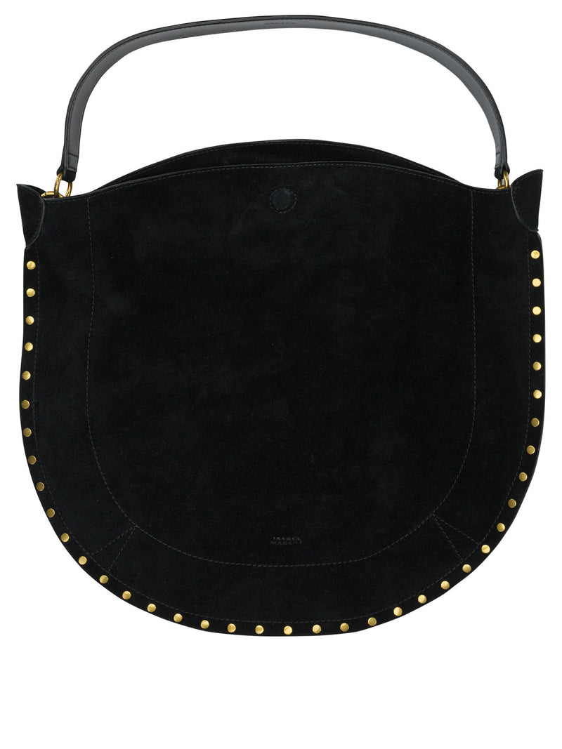 Isabel Marant Isabel Marant Oskan Hobo Soft Large Shoulder Bag Black - World Class Fashion