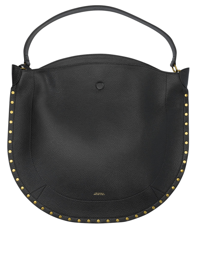 Isabel Marant Isabel Marant Oskan Hobo Soft Large Shoulder Bag Black - World Class Fashion
